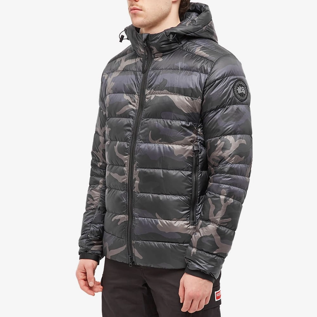 Canada Goose Men's Black Disc Crofton Hoodie Black Classic Camo